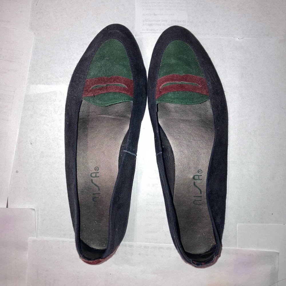Luxury multi color flats.